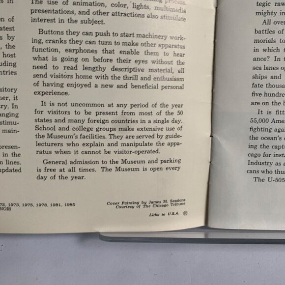 The Story of the U-505 Book Vintage 1985 Museum of Science Industry - Picture 4 of 5